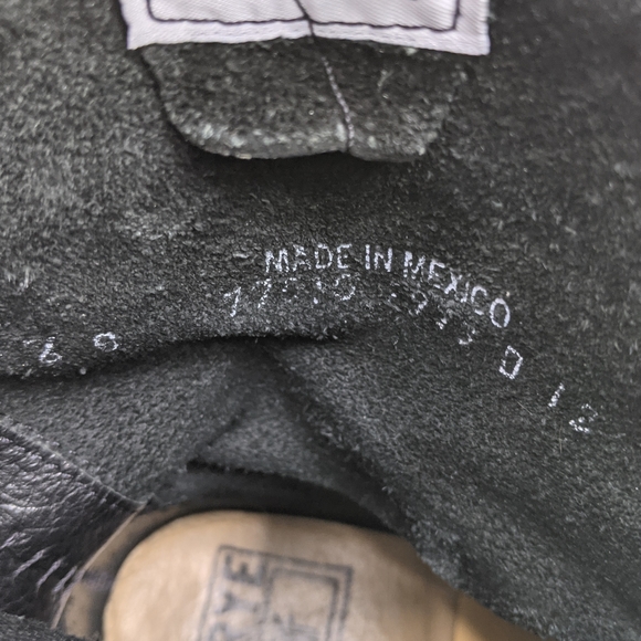 Frye Veronica Short Black Leather Buckle Boots - Picture 11 of 11